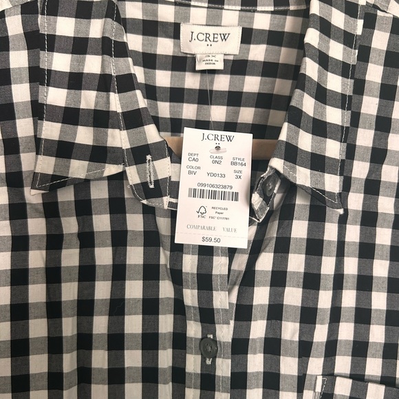 NWT JCrew Women’s Blouse - Picture 2 of 2